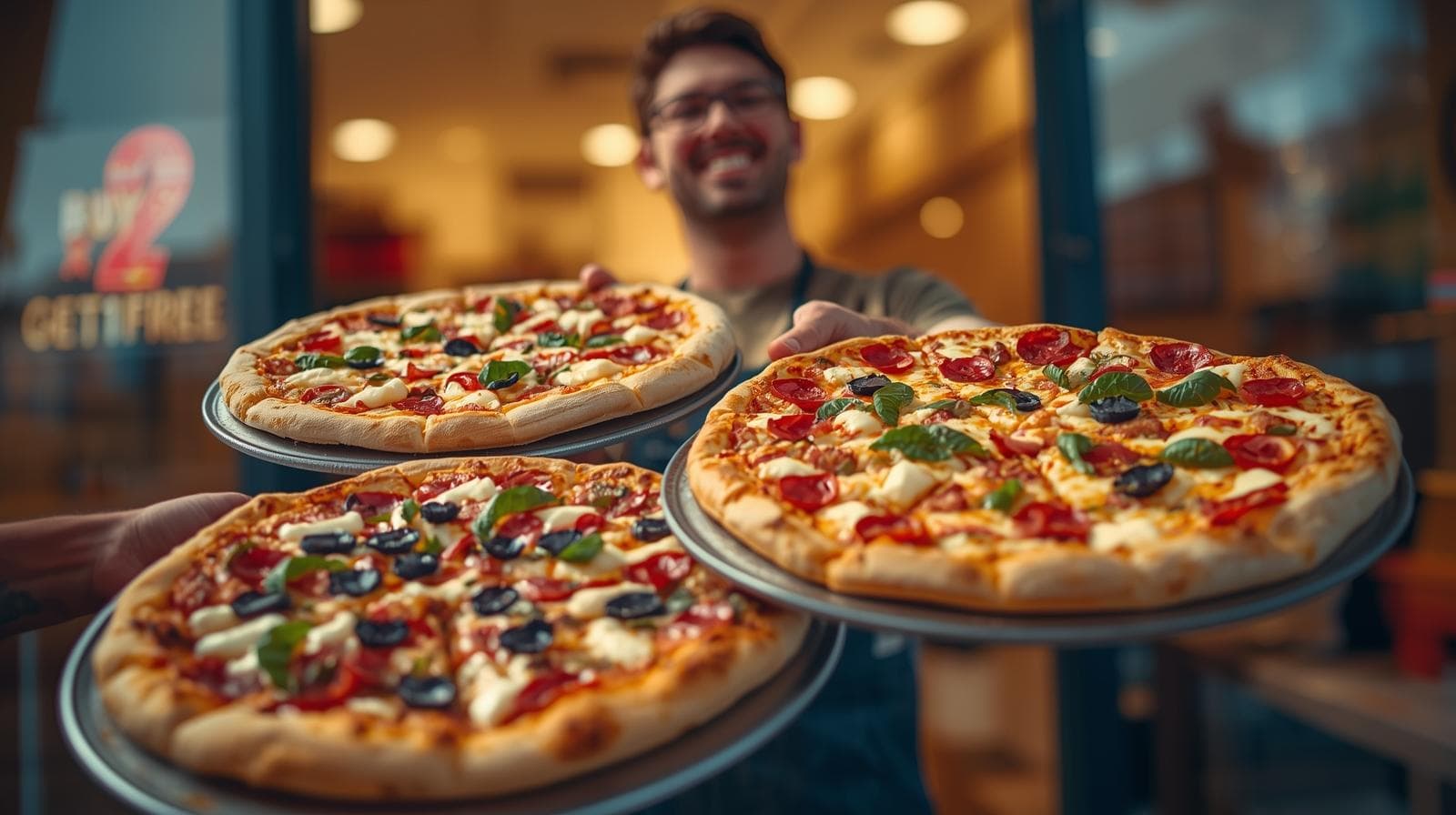 Pizzas Le 9 - Promotion 2 achetées 1 offerte